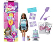 BARBIE vrečka presenečenja Party Unboxed Reveal temnolasa punčka