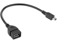 CABLETECH podatkovni kabel, USB-A–USB micro-B, 0,2 m, CC-124-MINI/0,2