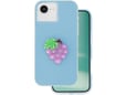 ONASI ovitek za silikonski Tutti Frutti 2v1 iPhone 16e/iPhone 17e, moder