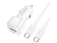 BOROFONE avtomobilski polnilec BZ34B, 38 W, PD, QC 3.0, 1x USB-C, 1x USB-A