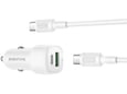 BOROFONE avtomobilski polnilec BZ34B, 38 W, PD, QC 3.0, 1x USB-C, 1x USB-A