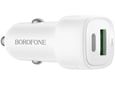 BOROFONE avtomobilski polnilec BZ34B, 38 W, PD, QC 3.0, 1x USB-C, 1x USB-A