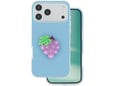ONASI ovitek za silikonski Tutti Frutti 2v1 iPhone 17 Pro Max, moder