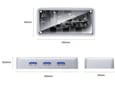 ORICO priklopna postaja TM10-6P/USB-C/1x HDMI/100W