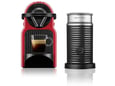 NESPRESSO kavni aparat na kapsule Nespresso Inissia, Red + Aeroccino