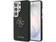 Maska Guess Grained Big 4G Metal Logo za Samsung S26 Ultra/ S948B crna