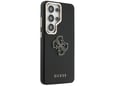 Maska Guess Grained Big 4G Metal Logo za Samsung S26 Ultra/ S948B crna