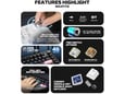 Tastatura mehanička Gaming Fantech MK921 Maxfit 8 Wireless bela (brown switch)