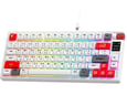 Tastatura mehanička Gaming Fantech MK917 RGB Atom PRO79 Wireless bela (Red switch)