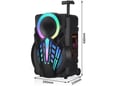Thunder Bluetooth zvučnik karaoke set sa mikrofonom NDR-P08 crni