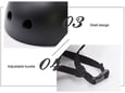 Kaciga za trotinet,rolere,skateboard RX H1 crna