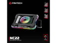 Laptop Cooler Fantech NC22 RGB crni