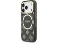 Maska Guess IML Peony Dot MagSafe za iPhone 17 Pro siva