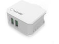 Kućni punjač LDNIO A2203 dual USB 2.4A + Micro USB kabel beli