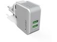 Kućni punjač LDNIO A2203 dual USB 2.4A + Micro USB kabel beli