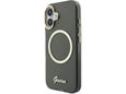 Maska Guess IML Script Metal MagSafe za iPhone 17 crna