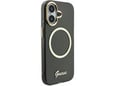 Maska Guess IML Script Metal MagSafe za iPhone 17 crna