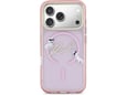 Maska Karl Lagerfeld IML Choupettes Karl Script Logo MagSafe za iPhone 17 Pro Max pink