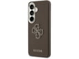 Maska Guess Grained Big 4G Metal Logo za Samsung S26/ S941B braon