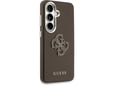 Maska Guess Grained Big 4G Metal Logo za Samsung S26/ S941B braon
