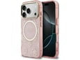 Maska Guess IML Peony Dot MagSafe za iPhone 17 Pro roza