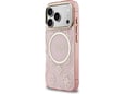 Maska Guess IML Peony Dot MagSafe za iPhone 17 Pro roza