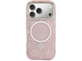 Maska Guess IML Peony Dot MagSafe za iPhone 17 Pro roza
