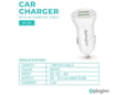 Auto punjač Pluginn PI-35 5V 2.4A 2xUSB sa iPhone Lightning kabel