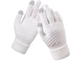 Rukavice za touch screen BRAIDED bele