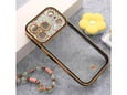 Maska Luxury Crystal Clear za iPhone 17 Pro crna