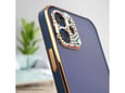 Maska Luxury Crystal Clear za iPhone 17 Pro crna