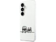 Maska Karl Lagerfeld IML Peekaboo Karl&Choupette MagSafe za Samsung S26/ S941B bela