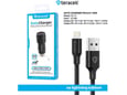 Auto punjač Teracell Evolution TC-11 PD 22.5W + USB QC3.0 20W, 45W (total) sa Lightning kablom crni