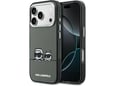 Maska Karl Lagerfeld IML Karl & Choupette Peekaboo Logo MagSafe za iPhone 17 Pro siva