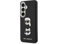 Maska Karl Lagerfeld Saffiano Double Heads Metal za Samsung S26/ S941B crna