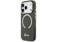 Maska Guess IML Script Metal MagSafe za iPhone 17 Pro crna