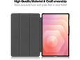 Maska na preklop Tablet Stripes za Samsung Tab S11 Ultra/ X930B crna