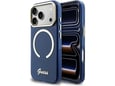 Maska Guess IML Script Metal MagSafe za iPhone 17 Pro plava