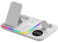 Bežični punjač 5u1 magnetni RGB A82 30W beli
