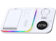 Bežični punjač 5u1 magnetni RGB A82 30W beli