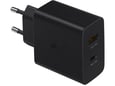 Kućni punjač Fast Charging Adapter Duo za Samsung PD 35W sa kablom Type-C na Type-C crni