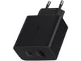 Kućni punjač Fast Charging Adapter Duo za Samsung PD 35W sa kablom Type-C na Type-C crni