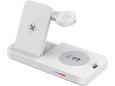 Bežični punjač B-19 4u1 za 2x iPhone,Airpods,Apple Watch 15W beli