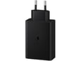 Kućni punjač Fast Charging Adapter Trio (USB-Cx2,USB-A) za Samsung PD 65W sa kablom Type-C na Type-C crni