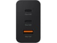 Kućni punjač Fast Charging Adapter Trio (USB-Cx2,USB-A) za Samsung PD 65W sa kablom Type-C na Type-C crni