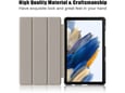 Maska na preklop Tablet Stripes za Samsung Tab S9/ X710/ S9 FE/ X510/ S10 FE/ X520 zelena