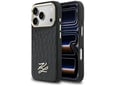 Maska Karl Lagerfeld Croco KL Script Logo MagSafe za iPhone 17 Pro Max crna