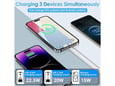 Power Bank Mag Charger 22,5W Digital Display 10.000 mAh crno beli