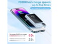 Power Bank Mag Charger 22,5W Digital Display 10.000 mAh crno beli