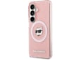 Maska Karl Lagerfeld IML Repeated Choupette MagSafe za Samsung S26/ S941B roze
